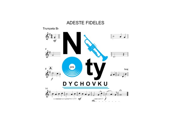 Adeste fideles (kvarteto) - dychové kvarteto